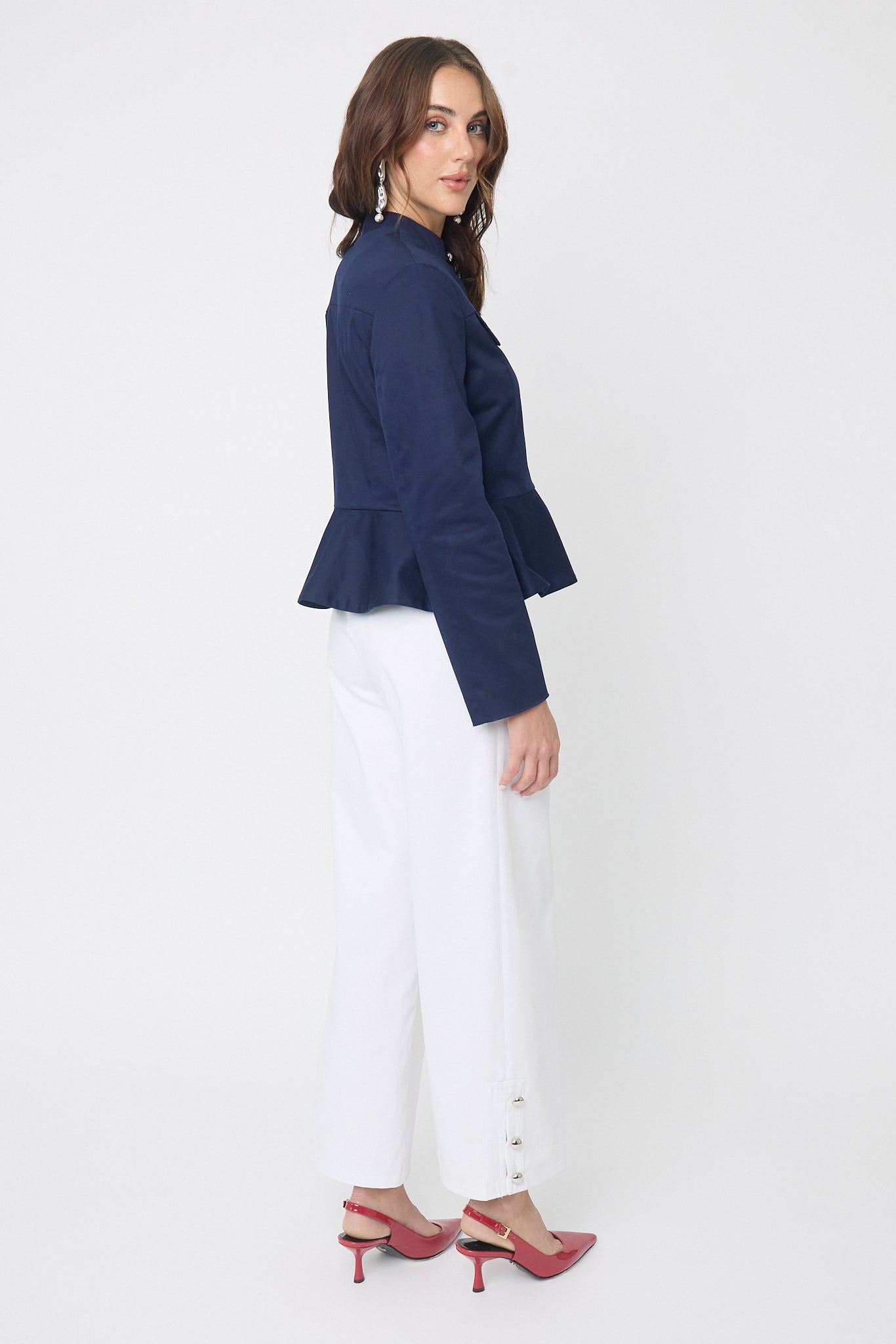 CHAQYETA DE MUJER PEPLUM