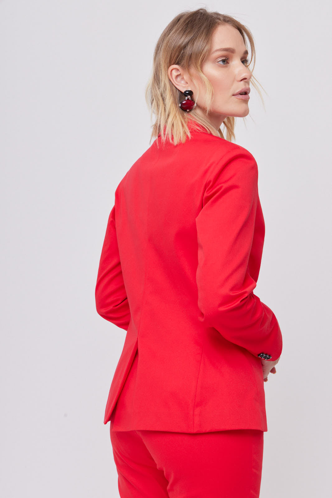 SACO FORMAL ROJO PARA MUJER ROUGE