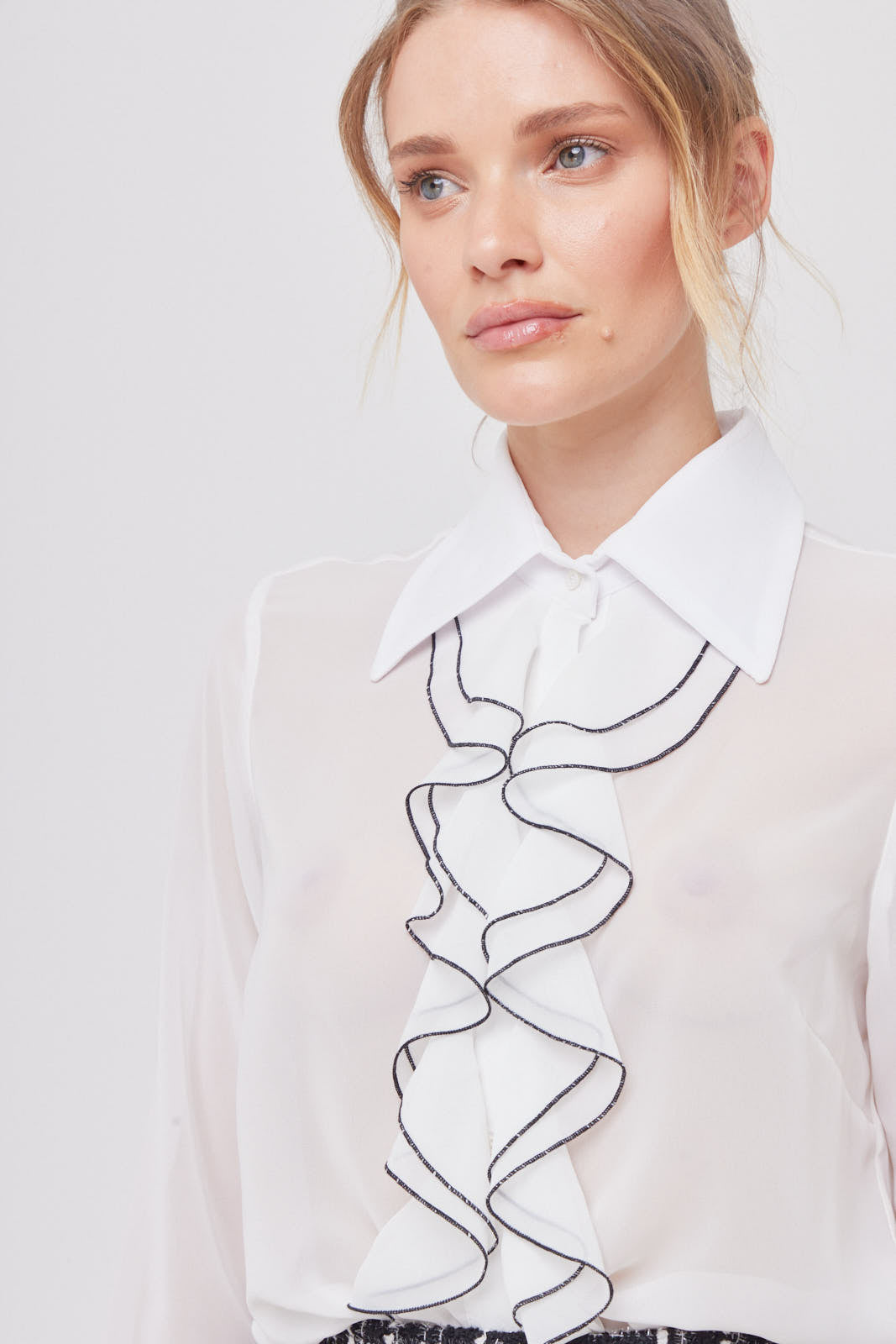 Formal Blusa Blanca Mujer Blusas Formales Camisetas Elegantes