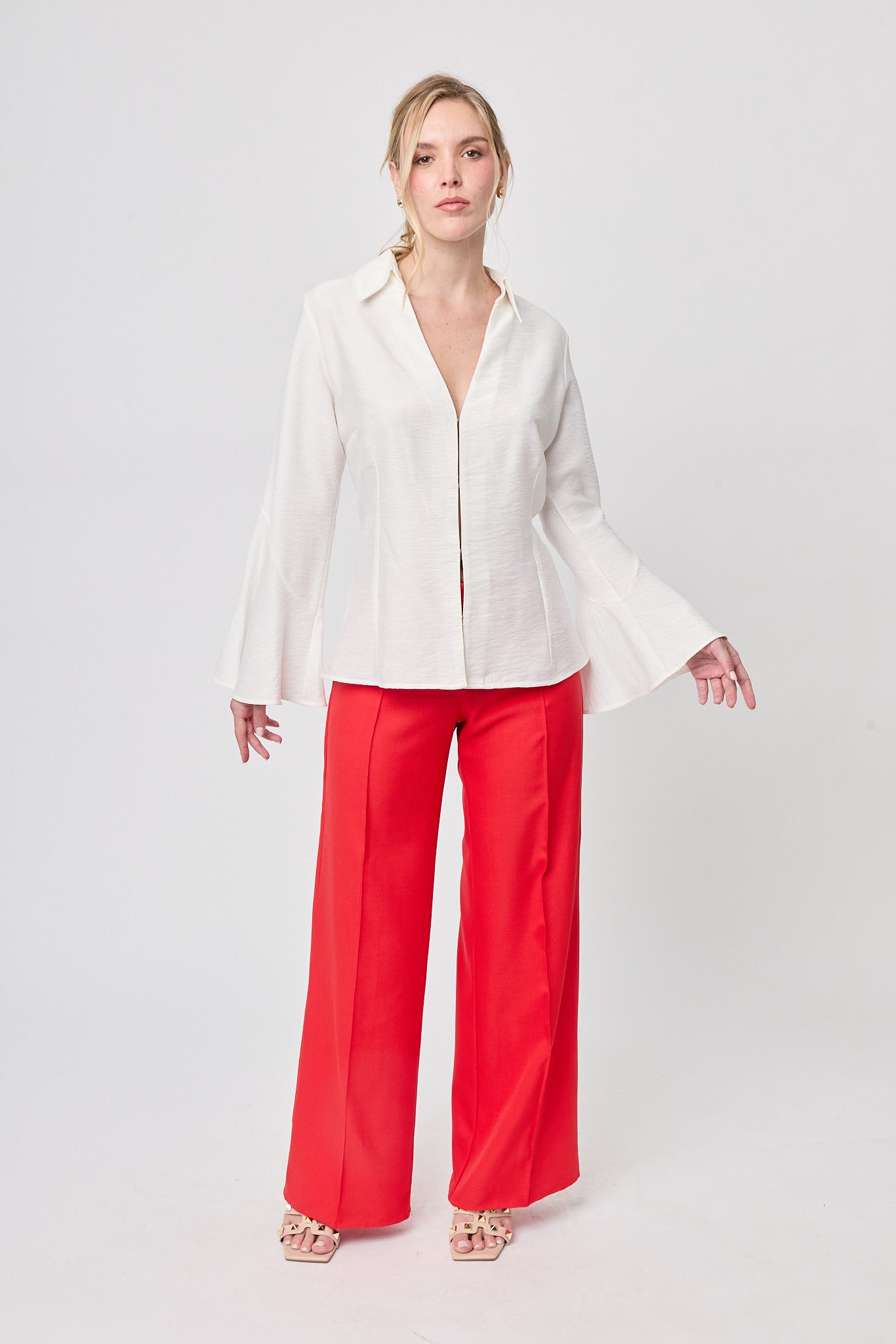 BLUSA MANGA LARGA PARA MUJER
