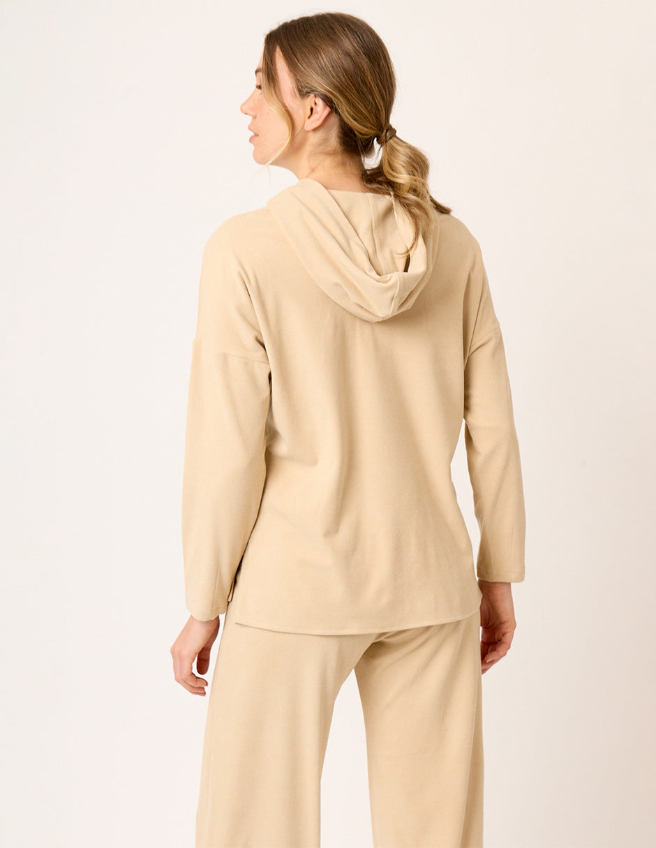 SUDADERA CASUAL CON CAPUCHA Y MANGA LARGA CHAMP MARS VISTA ESPALDA