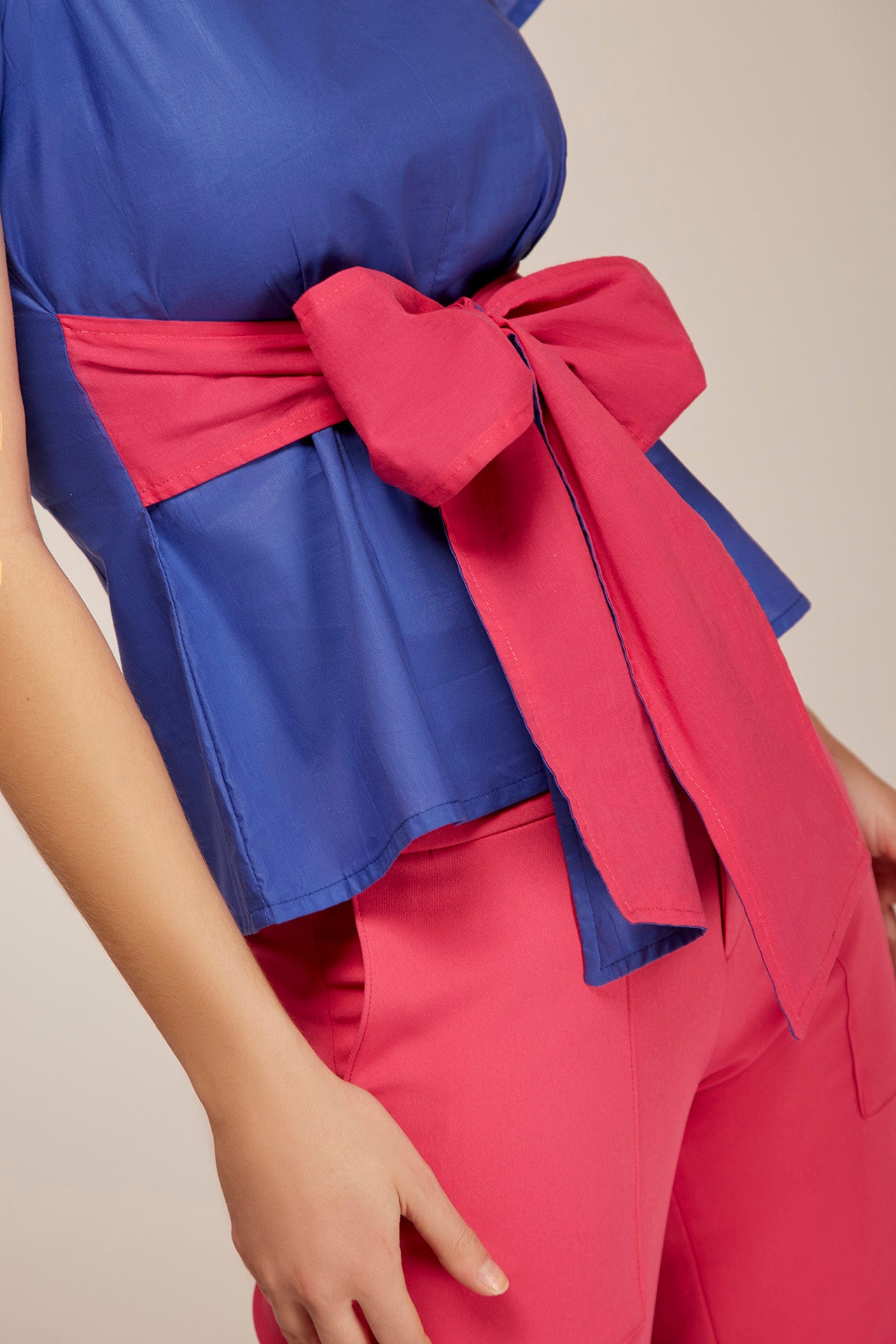 BLUSA BICOLOR