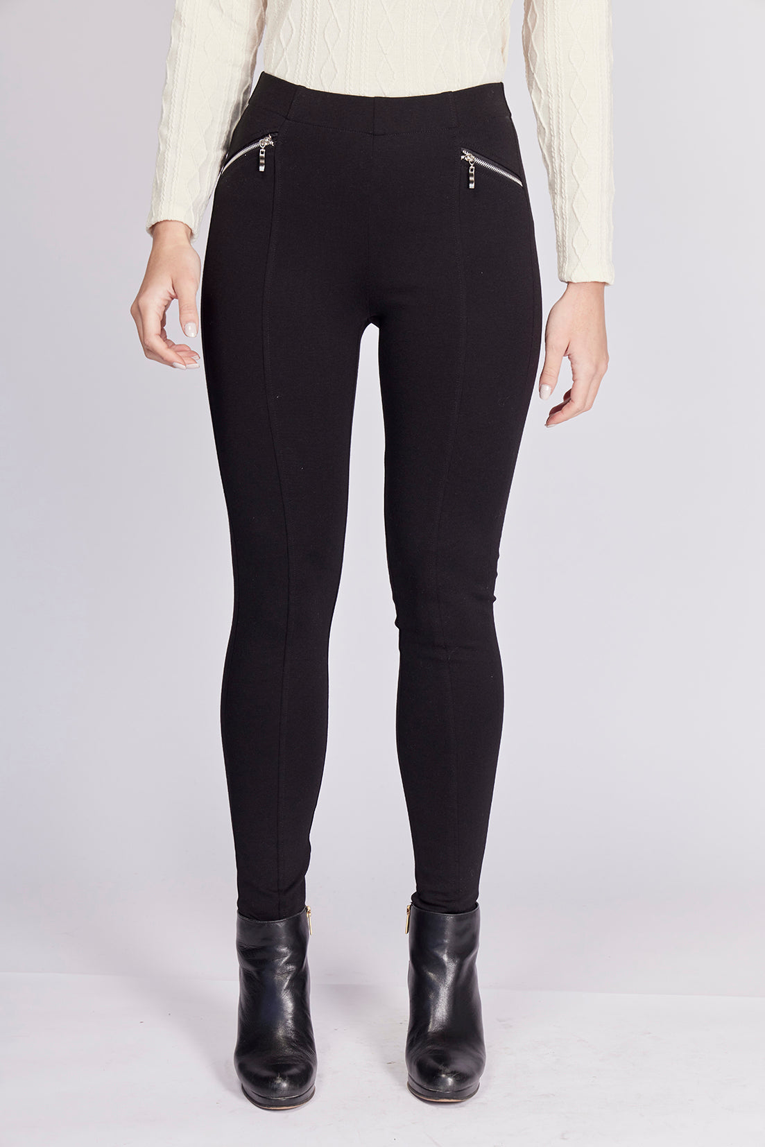 LEGGIN NEGRO BÁSICO PARA MUJER – Linea Pura