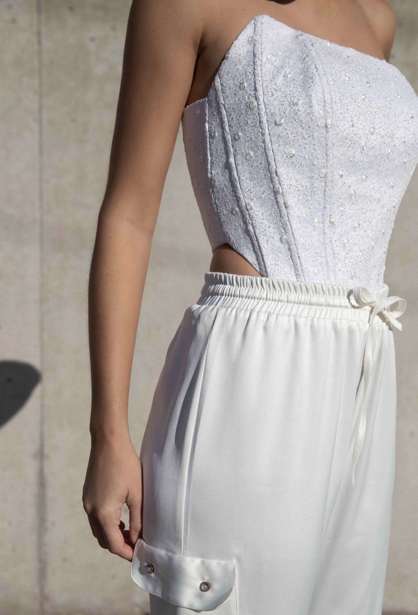 CORSÉ CASUAL BLANCO PARA MUJER BELLE ÈPOQUE