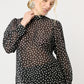 BLUSA DE LUNARES MANGA LARGA