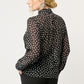 BLUSA DE SHIFFON NEGRA 