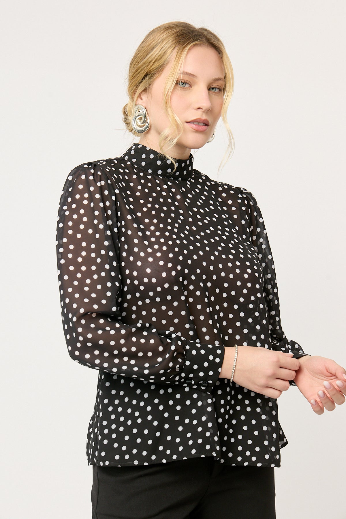 BLUSA MANGA LARGA 