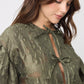 BLUSA FROMAL CUELLO REDONDO Y ABERTURA AL FRENTE