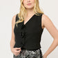 CHALECO CASUAL FORMAL NEGRO