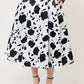 FALDA AMPLIA CON TABLONES LARGO MIDI