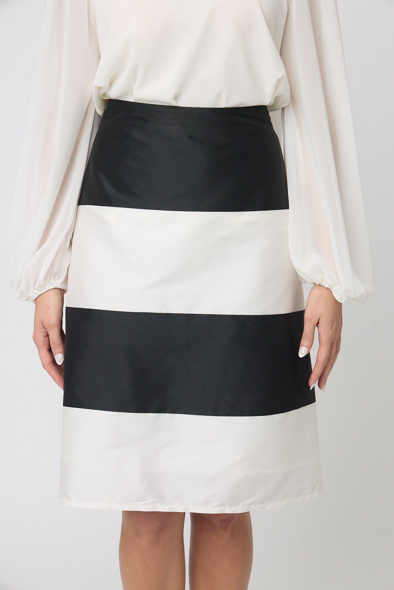 FALDA CASUAL FORMAL BICOLOR