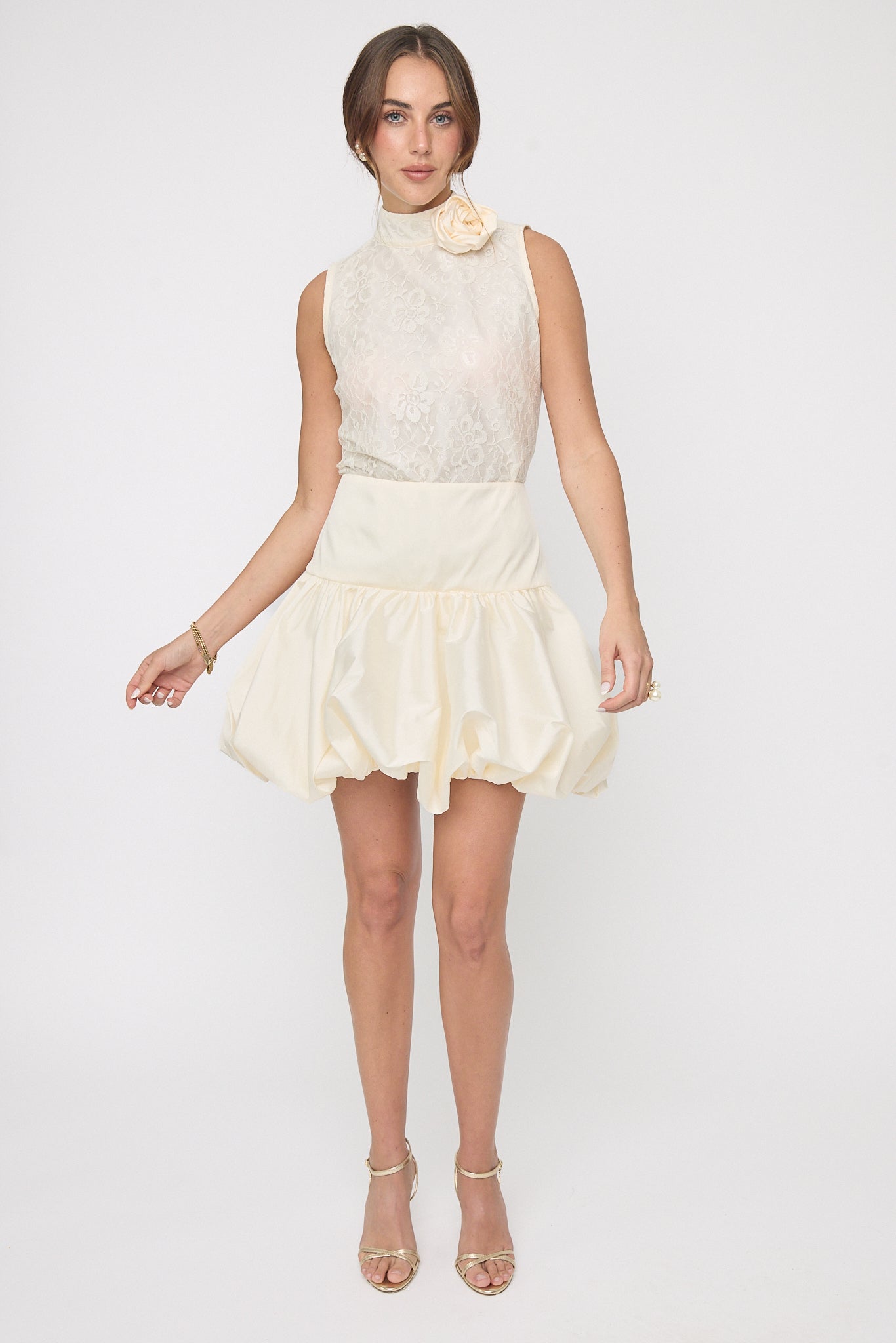 FALDA MINI GLOBO CANNES