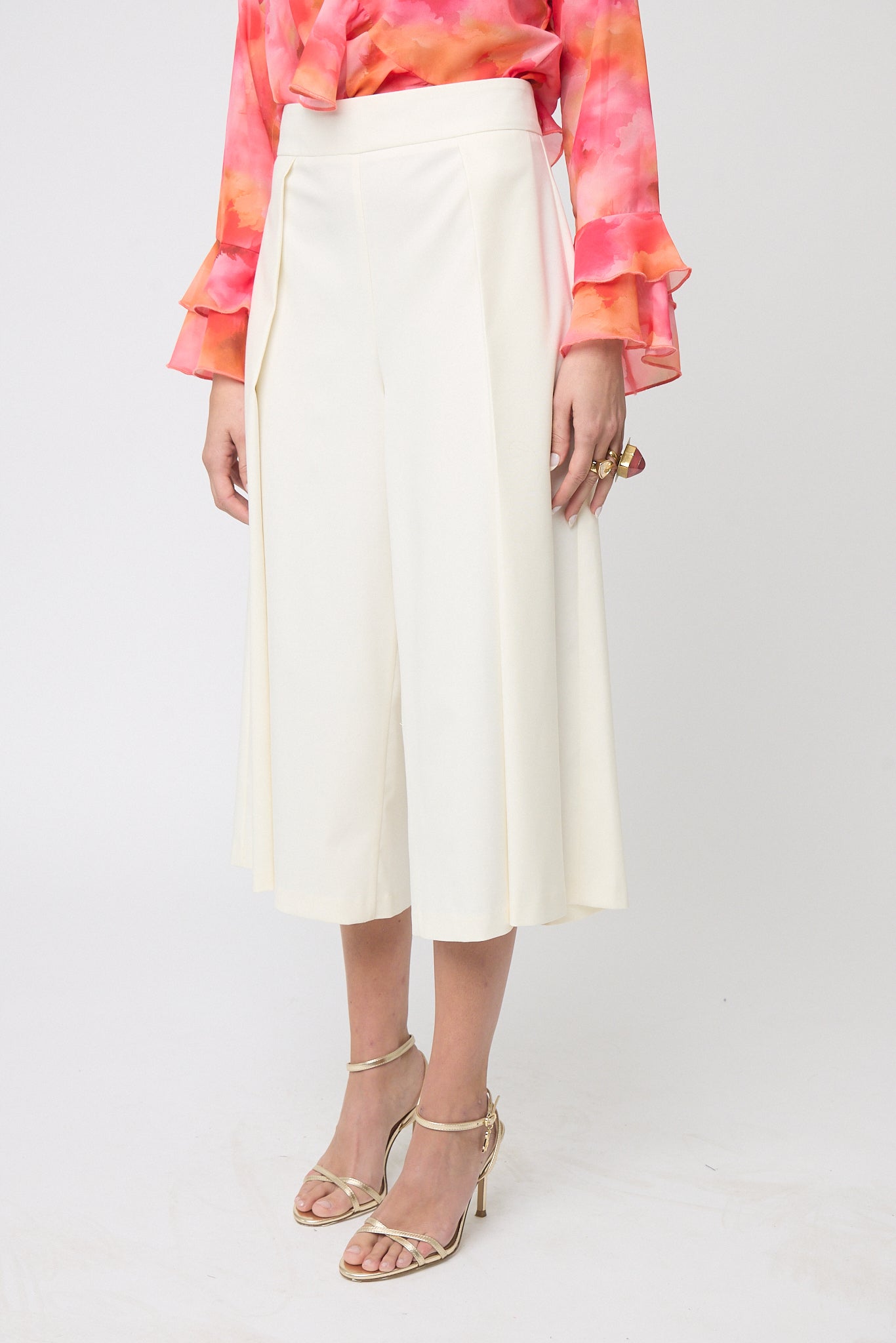 FALDA PANTALÓN RELAJADA LARGO MIDI 