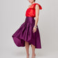 FALDA ASIMÉTRICA FORMAL MUJER