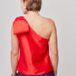 BLUSA ASIMÉTRICA ROJA PARA MUJER LEMPIKA