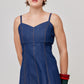 VESTIDO CORTO DE MEZCLILLA CASUAL MUNCH