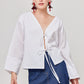 BLUSA BLANCA MANGA LARGA
