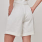 SHORT BLANCO FORMAL PARA MUJER BECKMAN