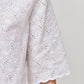 BLUSA BLANCA MANGA CORTA PARA MUJER GUIMAR