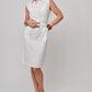 VESTIDO CORTO CASUAL BLANCO PARA MUJER MAGRITE