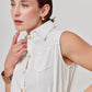 VESTIDO CORTO CASUAL BLANCO PARA MUJER MAGRITE