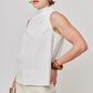BLUSA BLANCA SIN MANGAS PARA MUJER MAGRITE