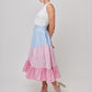 FALDA CASUAL LARGA MULTICOLOR MUJER BECKMAN