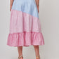 FALDA CASUAL LARGA MULTICOLOR MUJER BECKMAN