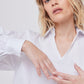 BLUSA BLANCA MANGA LARGA PARA MUJER LALIQUE