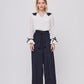 PANTALÓN NEGRO AMPLIO PARA MUJER