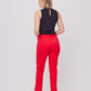 PANTALÓN DE VESTIR ROJO SKINNY PARA MUJER ROUGE