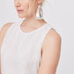 TOP BLANCO BÁSICO SIN MANGAS CLEEF