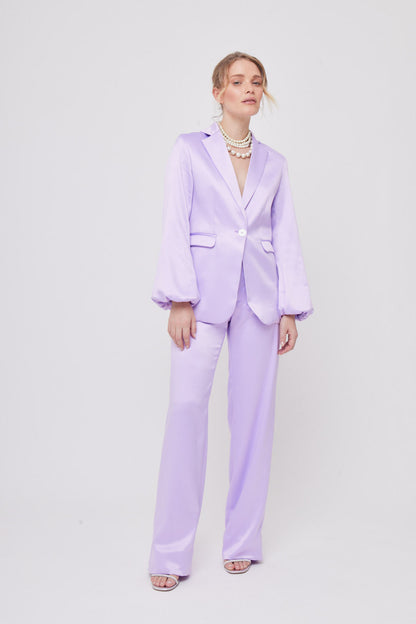 SACO LILA FORMAL PARA MUJER CLEEF