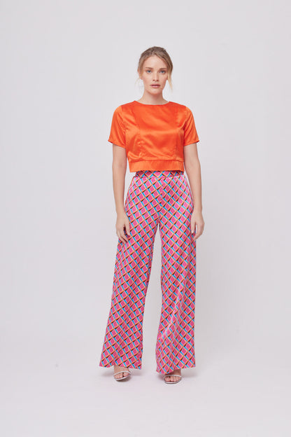 PANTALÓN ESTAMPADO CASUAL PARA MUJER
