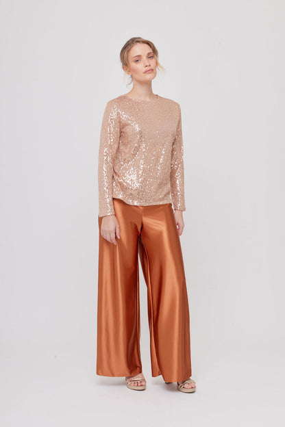 PANTALÓN SATINADO PARA MUJER THE PLAZA