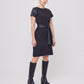 VESTIDO NEGRO CORTO CASUAL PARA MUJER MARÉ