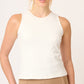 TOP BÁSICO AJUSTADO CON CUELLO REDONDO COLOR IVORY HAUSSMAN