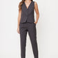 PANTALÓN DE VESTIR GRIS AJUSTADO PARA MUJER LIERNUR