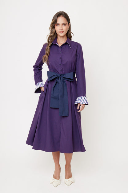 VESTIDO MIDI DE FIESTA PARA MUJER