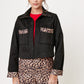 CHAQUETA NEGRA CASUAL PARA MUJER