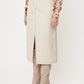 FALDA LARGA CASUAL BEIGE PARA MUJER