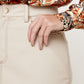 FALDA LARGA CASUAL BEIGE PARA MUJER KACERO