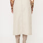 FALDA LARGA CASUAL BEIGE PARA MUJER KACERO