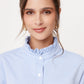 BLUSA CASUAL AZUL MANGA LARGA MUJER SORTAIS