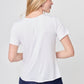 T-SHIRT MANGA CORTA BLANCA PARA MUJER PAIXAO