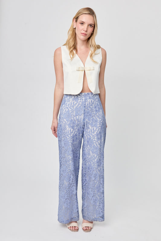 PANTALON FORMAL AZUL CLARO PARA MUJER