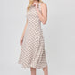 VESTIDO CASUAL MIDI SIN MANGAS PARA MUJER