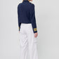 CHAQUETA FORMAL AZUL MUJER OPORTO