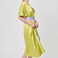 VESTIDO VERDE MIDI PARA MUJER MADEIRA