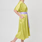 VESTIDO VERDE MIDI PARA MUJER MADEIRA